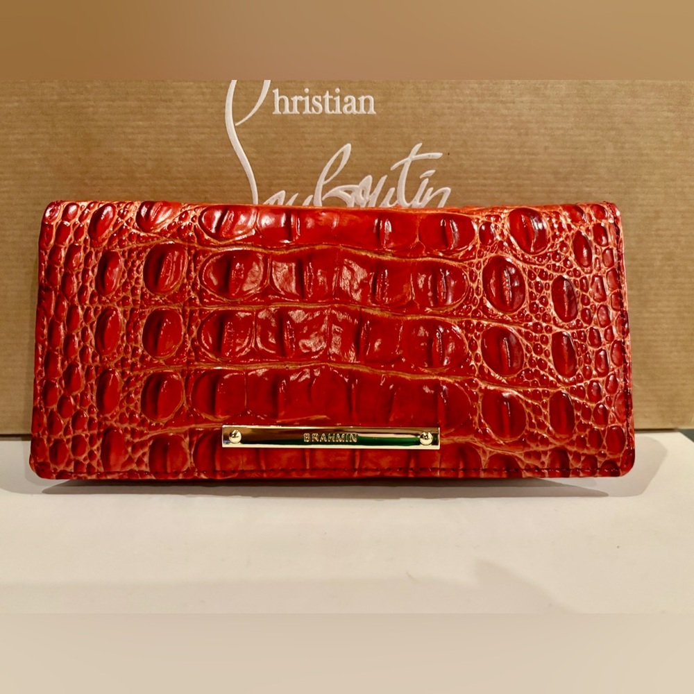 Brahmin HTF Like New Lava Melbourne Ady Wallet